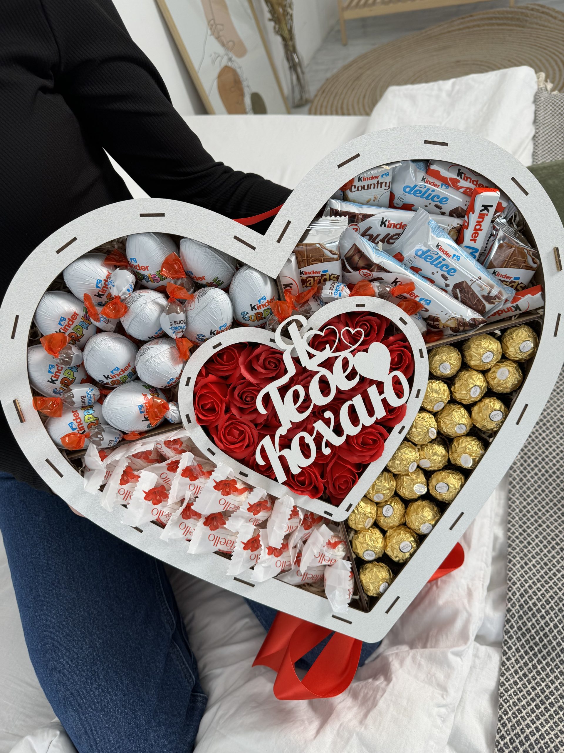 Подарунковий набір «Big Heart with love» - символ кохання та ніжності - Зображення 3
