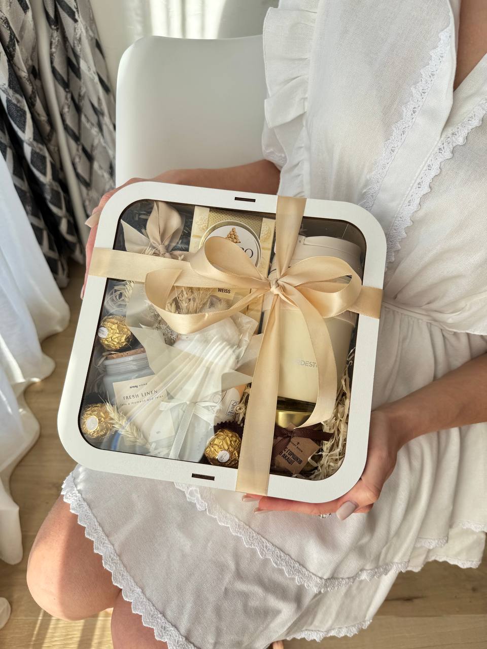 Подарунок "Fresh linen" — турбота в кожній деталі, створений для релаксу та комфорту.
